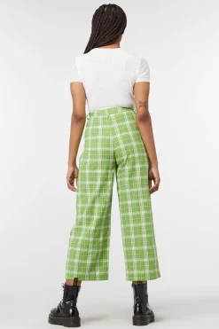 Women Dangerfield Pants & Jumpsuits*Dazed Tartan Wide Leg Pant