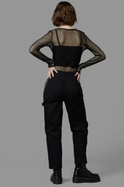 Women Black Friday Blouses & Tops*Dead Inside Mesh Top