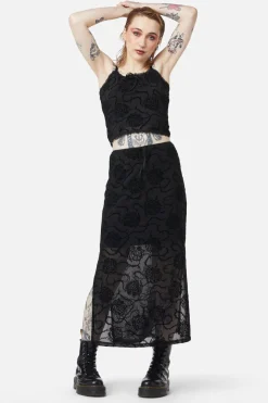 Women Dangerfield Skirts & Skorts*Decaying Days Flocked Mesh Skirt