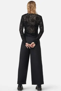 Women Dangerfield Blouses & Tops*Decaying Days Flocked Mesh Top