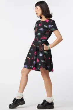 Women Dangerfield Dresses & Pinafores*Deep Sea Pleated Dress