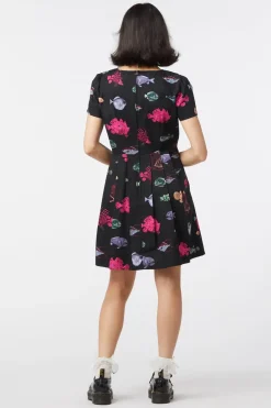 Women Dangerfield Dresses & Pinafores*Deep Sea Pleated Dress