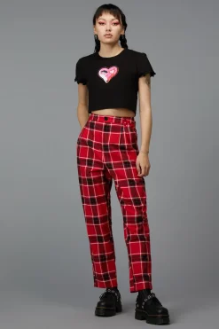 Women Black Friday Pants & Jumpsuits*Demonic Tartan Pant