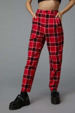 Women Black Friday Pants & Jumpsuits*Demonic Tartan Pant