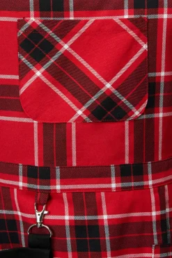 Women Black Friday Dresses & Pinafores*Demonic Tartan Pinafore