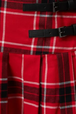 Women Black Friday Skirts & Skorts*Demonic Tartan Skirt