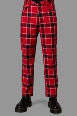 Men Black Friday Pants & Shorts*Demonic Unisex Tartan Pant