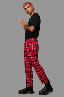 Men Black Friday Pants & Shorts*Demonic Unisex Tartan Pant