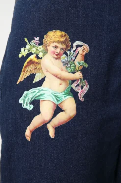 Women Dangerfield Pants & Jumpsuits*Denim Cherub Print Jean