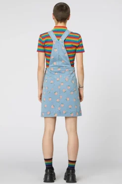 Women Dangerfield Dresses & Pinafores*Denim Peach Bib Pinafore