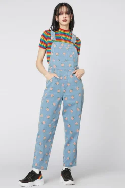 Women Dangerfield Dresses & Pinafores*Denim Peach Long Overall