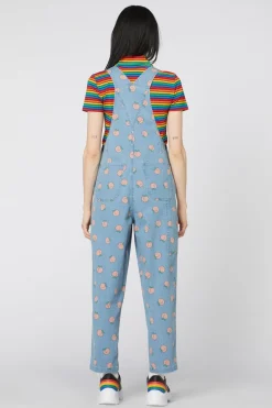 Women Dangerfield Dresses & Pinafores*Denim Peach Long Overall