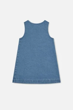 Kids Dangerkids Dresses & Pinafores*Denim Rainbow Kids Pinafore
