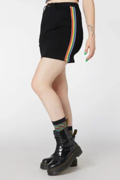 Women Dangerfield Skirts & Skorts*Denim Rainbow Mini Skirt