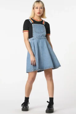 Women Dangerfield Dresses & Pinafores*Denim Rainbow Strap Pinny