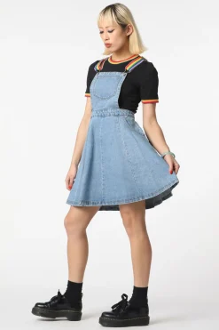 Women Dangerfield Dresses & Pinafores*Denim Rainbow Strap Pinny