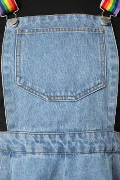Women Dangerfield Dresses & Pinafores*Denim Rainbow Strap Pinny