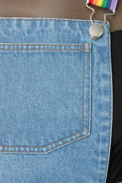 Women Dangerfield Dresses & Pinafores*Denim Rainbow Strap Pinny