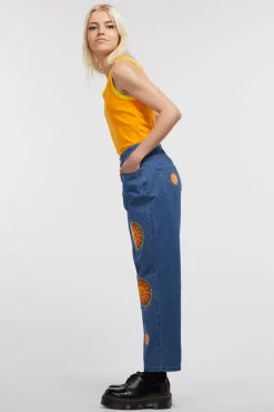 Women Dangerfield Pants & Jumpsuits*Denim Sun Print Jean