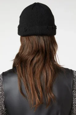Accessories Dangerfield Hats*Destroyed U0026 Pierced Beanie