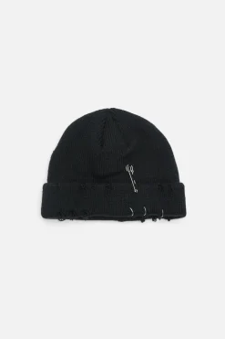 Accessories Dangerfield Hats*Destroyed U0026 Pierced Beanie