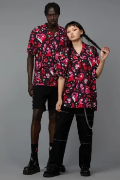 Men Black Friday Shirts & Tees*Devil Dance Party Ss Shirt