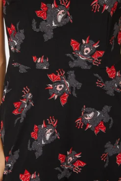 Women Dangerfield Dresses & Pinafores*Devil Viscose Skater Dress