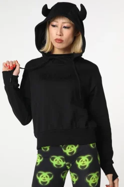 Women Black Friday Knitwear & Cardis*Devilish Hoodie