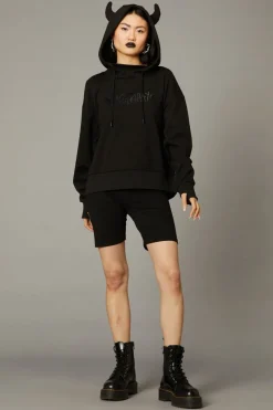 Women Black Friday Knitwear & Cardis*Devilish Hoodie