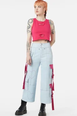 Women Dangerfield Pants & Jumpsuits*Distressed Kewties Cargo