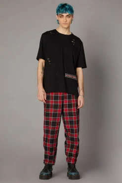 Men Black Friday Shirts & Tees*Distressed Patch Tee