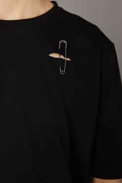 Men Black Friday Shirts & Tees*Distressed Patch Tee