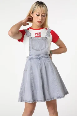 Women Dangerfield Dresses & Pinafores*Dixie Denim Bib N Brace Pinny