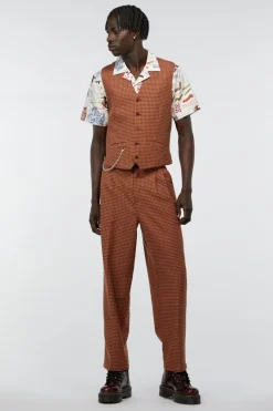 Men Dangerfield Coats & Jackets*Dodo Houndstooth Vest