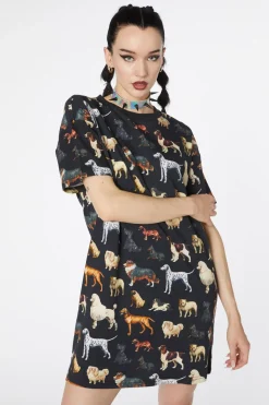 Women Dangerfield Dresses & Pinafores*Doggo Boxy T Shirt Dress
