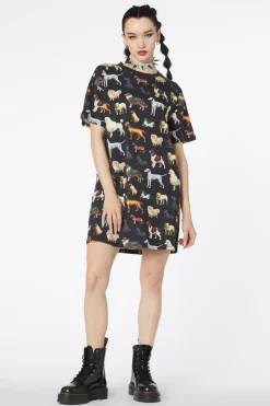 Women Dangerfield Dresses & Pinafores*Doggo Boxy T Shirt Dress