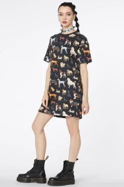 Women Dangerfield Dresses & Pinafores*Doggo Boxy T Shirt Dress