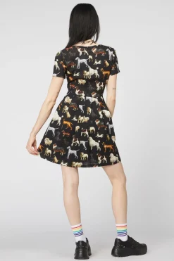 Women Dangerfield Dresses & Pinafores*Doggo Cotton Pleated Dress