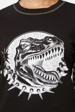 Women Dangerfield Blouses & Tops*Early Jurassic Contrast Ls Top