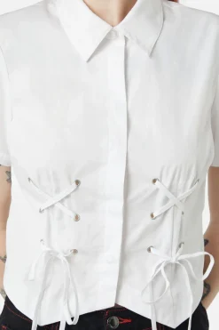 Women Dangerfield Blouses & Tops*Eliza Lace Up Blouse