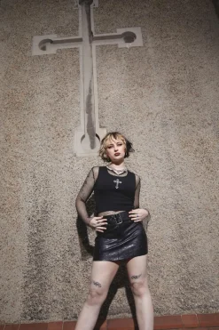 Women Dangerfield Skirts & Skorts*Embossed Pu Micro Skirt