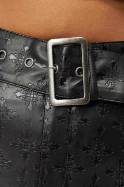 Women Dangerfield Skirts & Skorts*Embossed Pu Micro Skirt