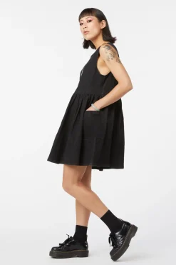 Women Black Friday Dresses & Pinafores*Embroidered Denim Pinafore