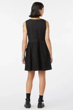 Women Black Friday Dresses & Pinafores*Embroidered Denim Pinafore