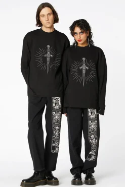 Men Dangerfield Jumpers & Knits*Embroidery Dagger Sweater