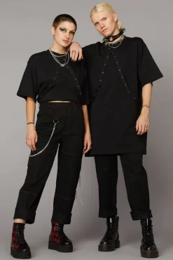 Men Black Friday Shirts & Tees*Eyelet Trim Dress