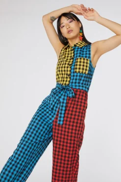 Women Dangerfield Dresses & Pinafores*Festive Gingham Jumpsuit