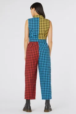 Women Dangerfield Dresses & Pinafores*Festive Gingham Jumpsuit