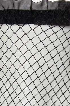 Accessories Dangerfield Socks & Tights*Fishnet Frill Over Knee Sock