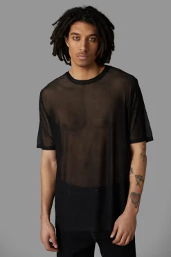 Men Black Friday Shirts & Tees*Fishnet Mesh Top